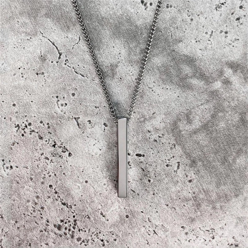 Bar Necklace for Men/Women